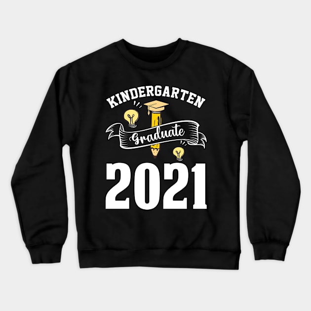 kindergarten graduate 2021 Crewneck Sweatshirt by Rich kid